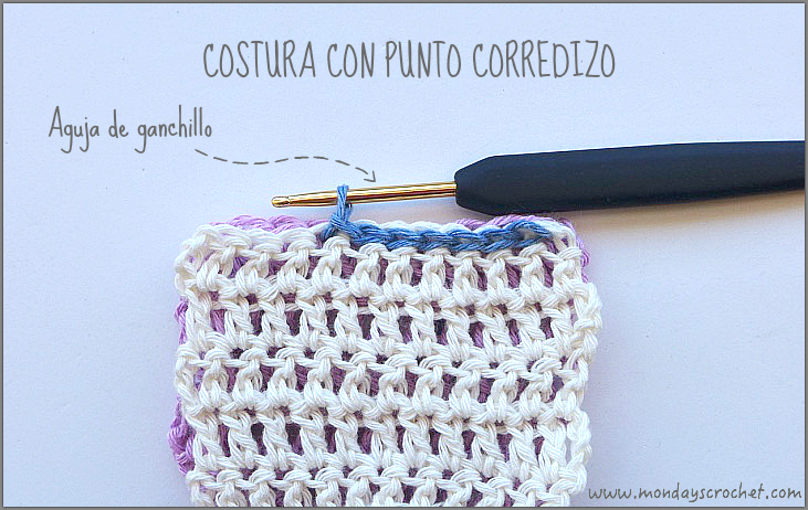 Costura punto corredizo