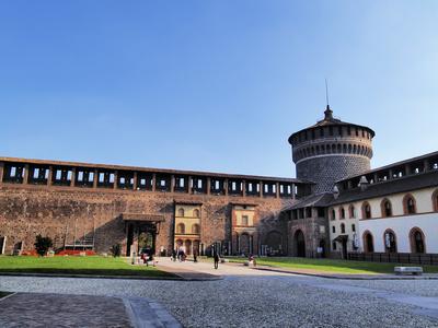 Castillo Sforzesco, Milán, Italia