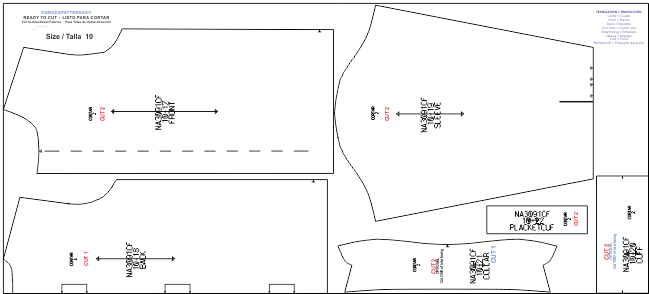 Descarga gratis los Moldes de blusa, chaleco y falda tipo casual para niñas y jovencitas