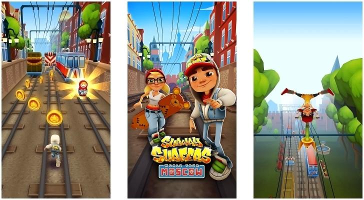 Subway Surfers para Android moscu