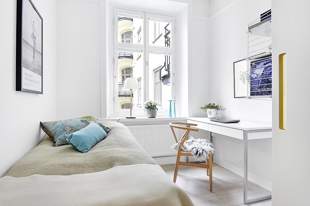 Blanco y celeste: Combinar estos 2 colores es un acierto