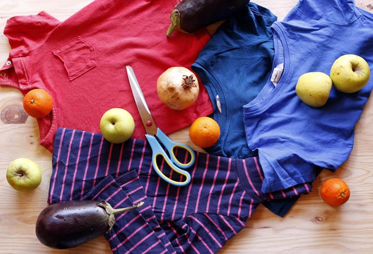 Bolsas con camisetas recicladas 1