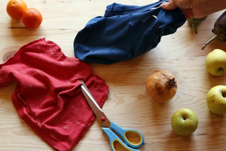 Bolsas con camisetas recicladas 10