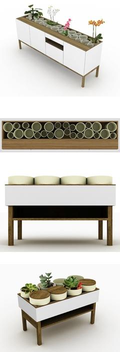 reciclar tubos de cartón como maceteros