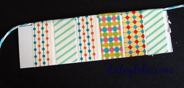 mini guirnalda de banderines