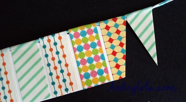 mini guirnalda de banderines 