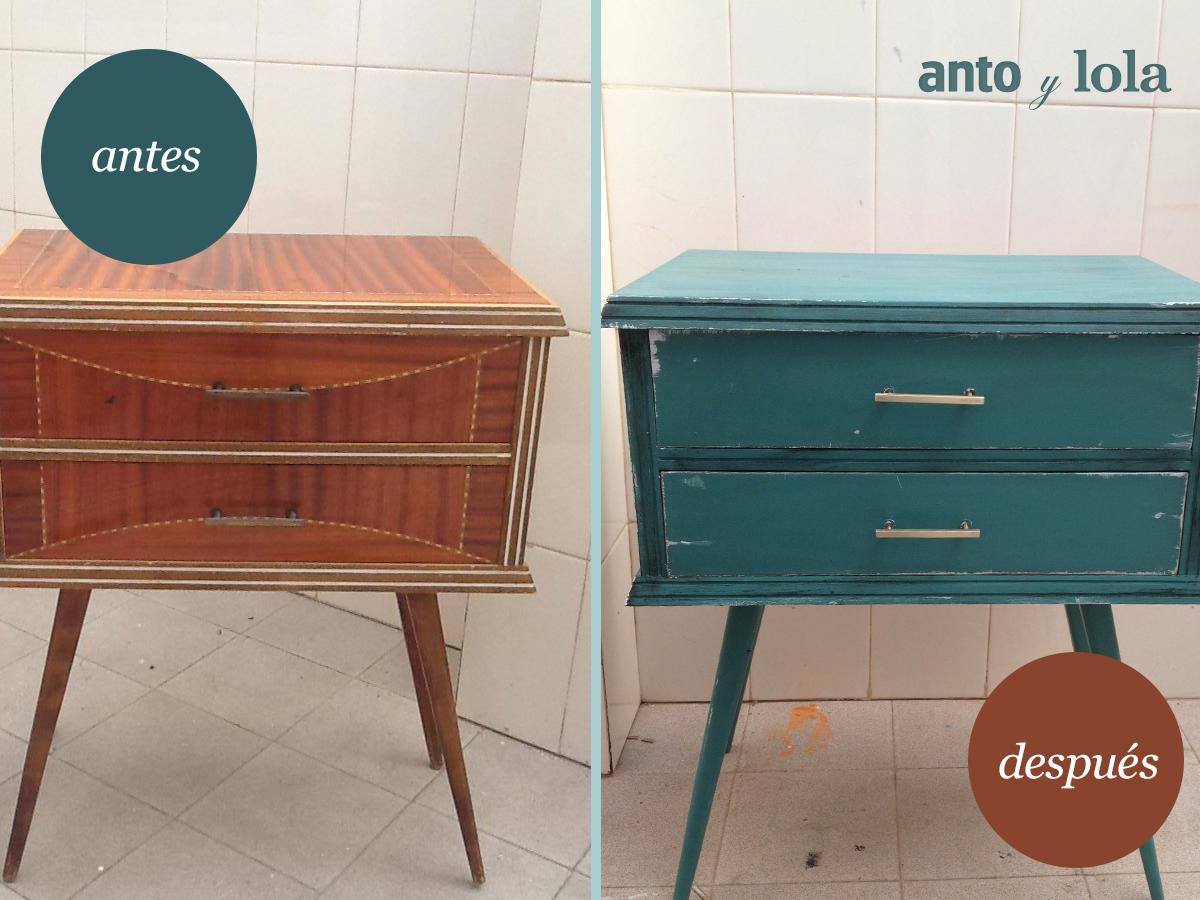 reciclar muebles viejos antes y después