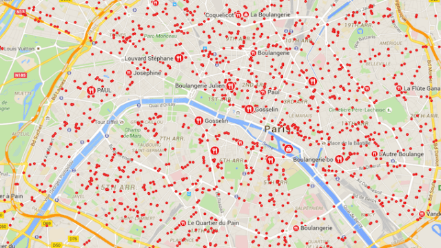 fotos  de croissants de paris