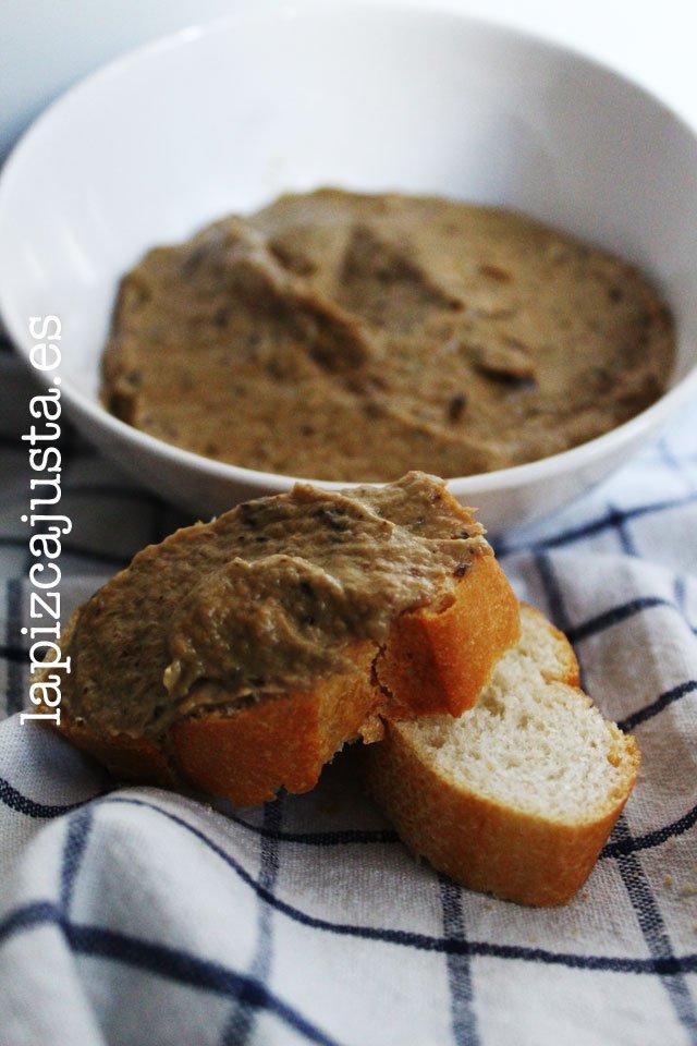 Receta hummus berenjena