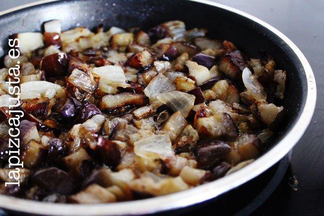 Verdura para la receta hummus de berenjena