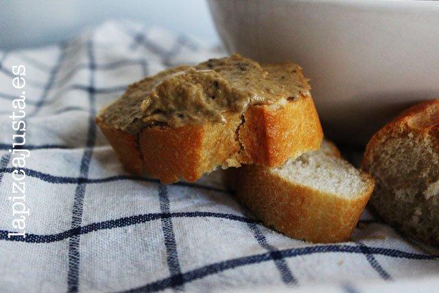 Receta hummus berenjena