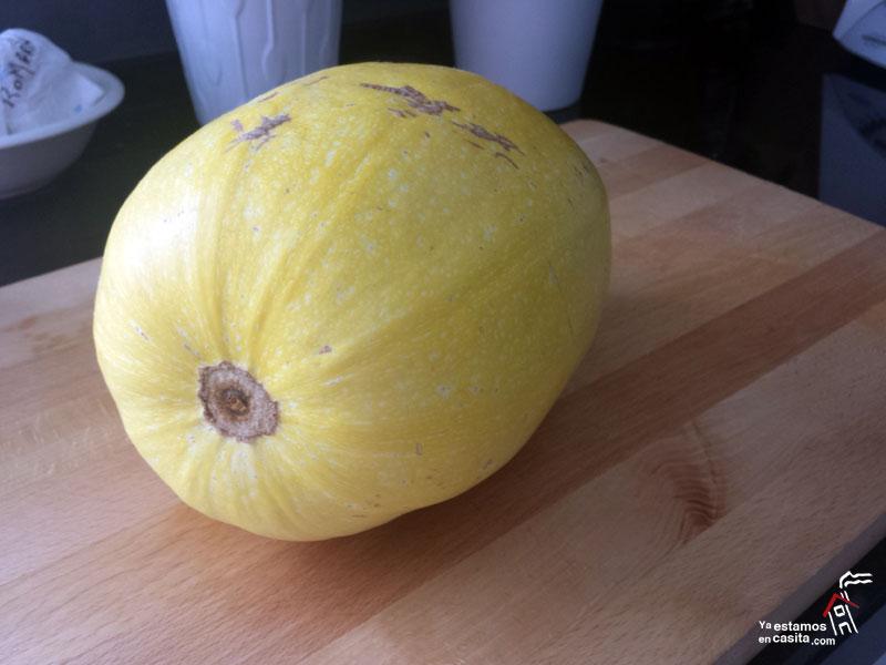 Calabaza spaghetti - Yaestamosencasita.com