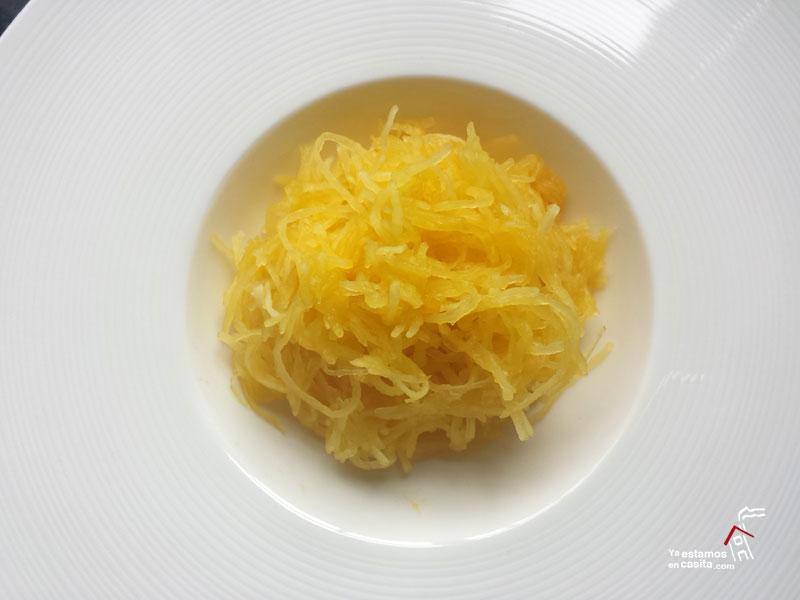 Calabaza spaghetti - Yaestamosencasita.com