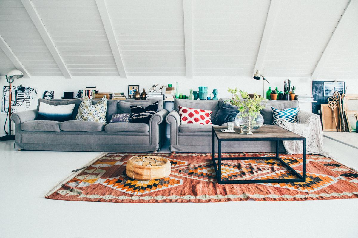 Mezcla de estilos para el salón