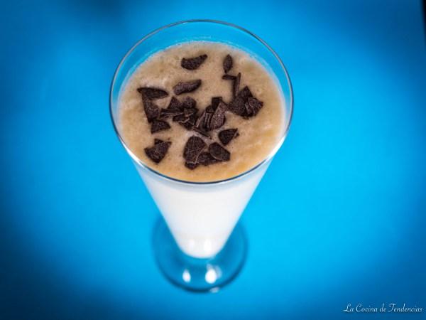 milkshake de chocolate blanco