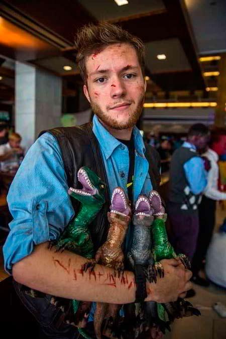 disfraz fácil y original de jurassic park para halloween