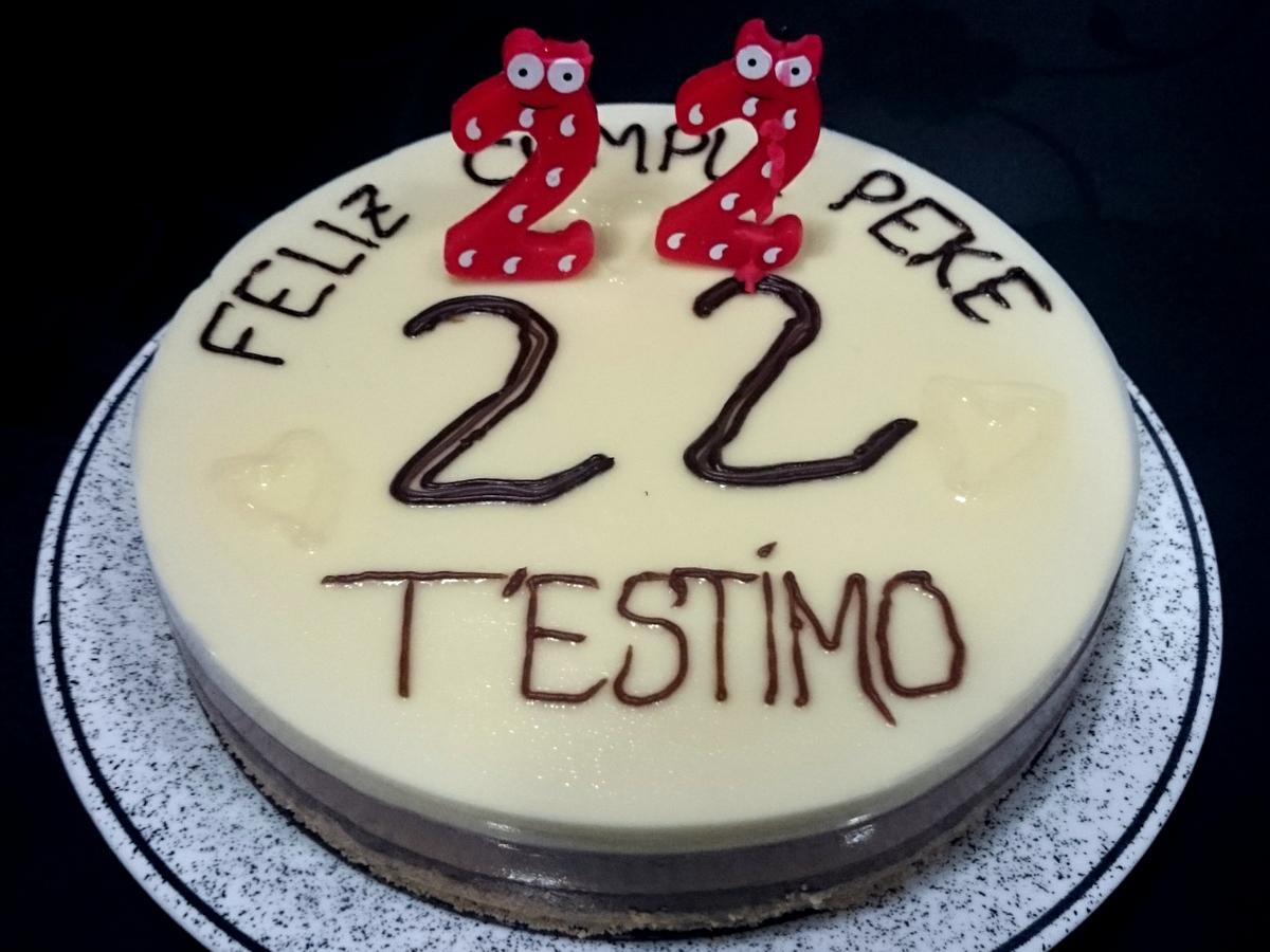 tarta de tres chocolates sin azúcar