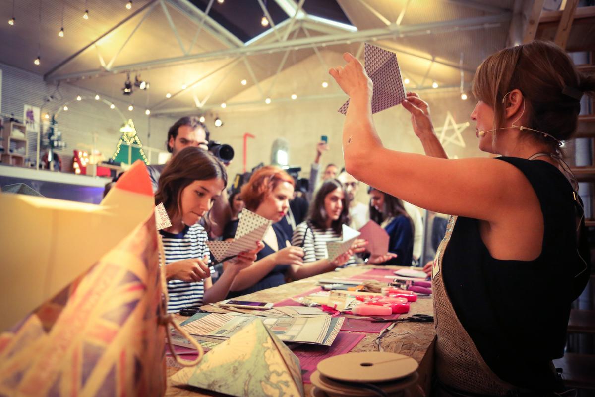 taller para envolver regalos