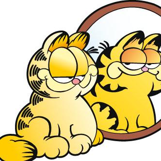 garfield-mirndose-al-espejo