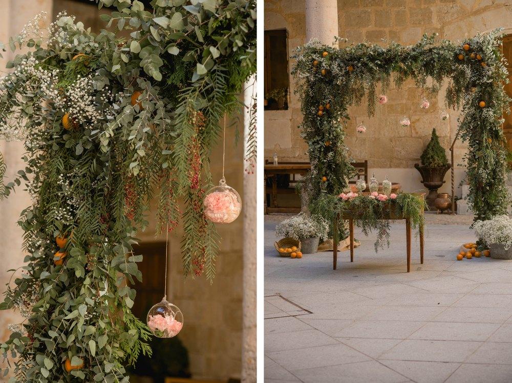 Decora con flores otoñales 