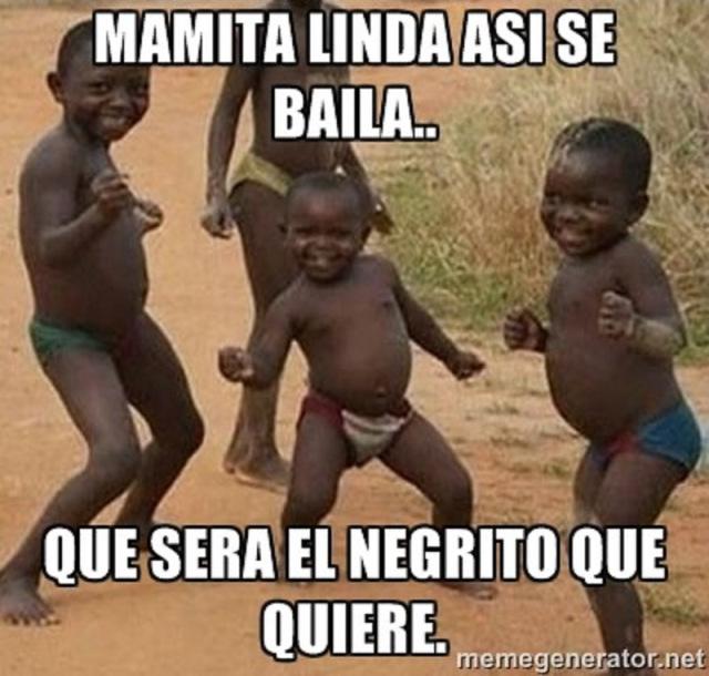 negrito bailando memes en español