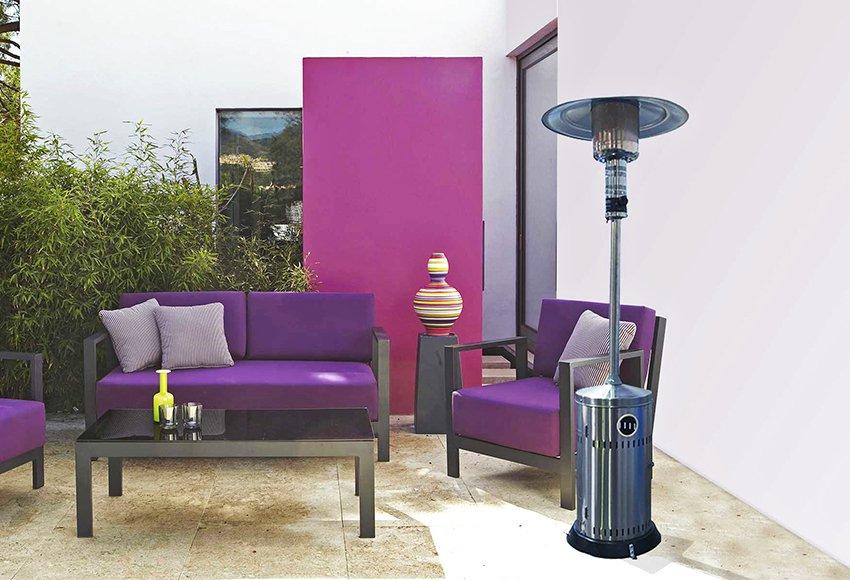 estufa de exterior lm morada