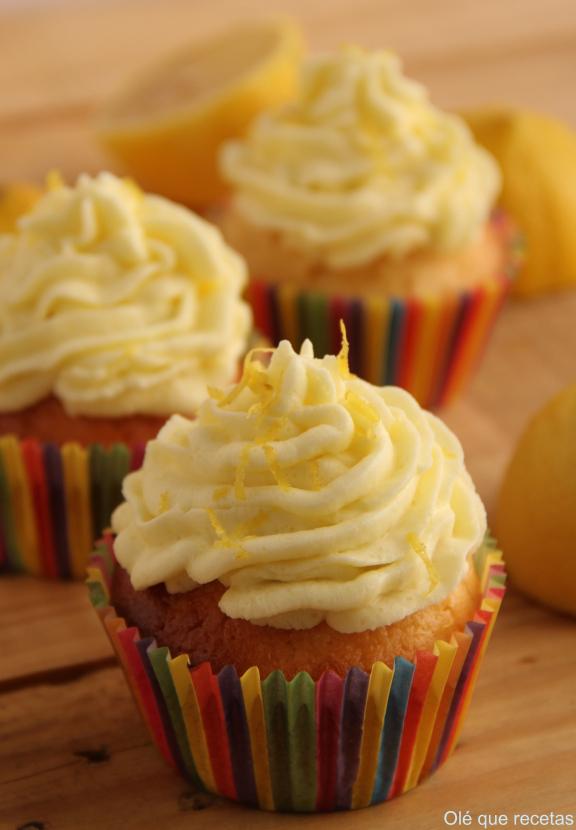 cupcakes con limón