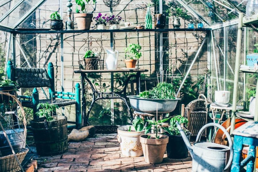 Exteriores con estilo rústico