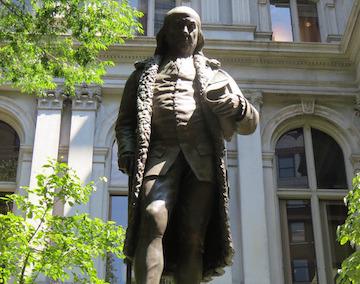 Estatua Benjamin Franklin