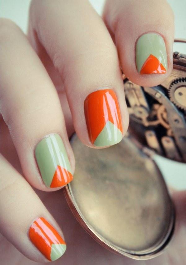 uñas con formas geometricas