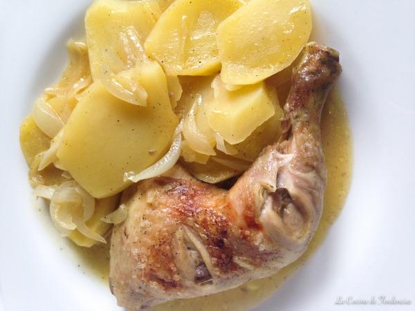 Pollo asado en el microondas