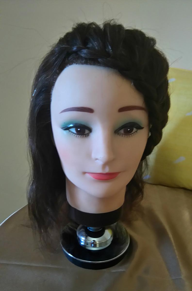 Flequillo trenzado mia