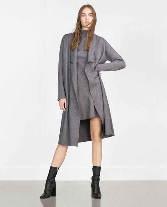 NUESTRA MODA SERA LEYENDA ABRIGO zara 59,95€