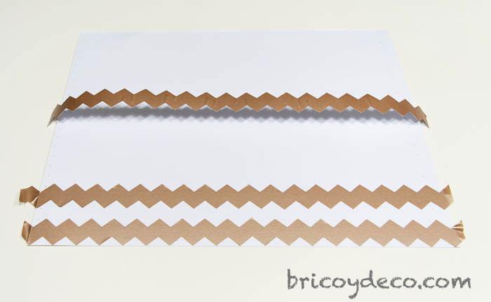 washi tape chevron