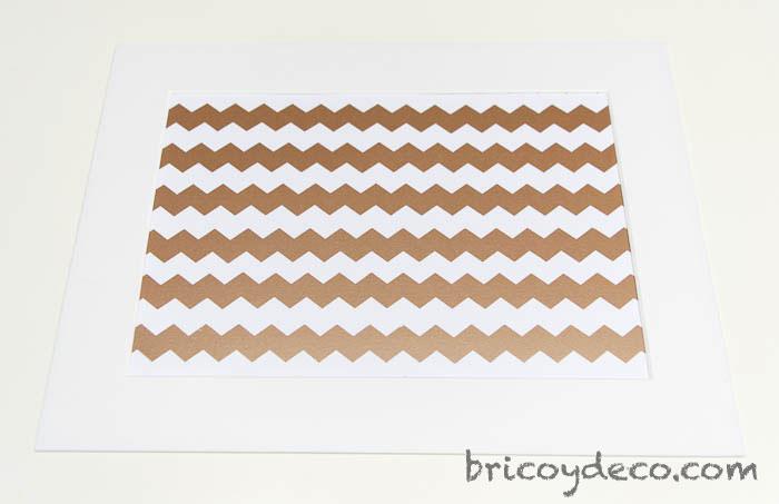 washi tape chevron
