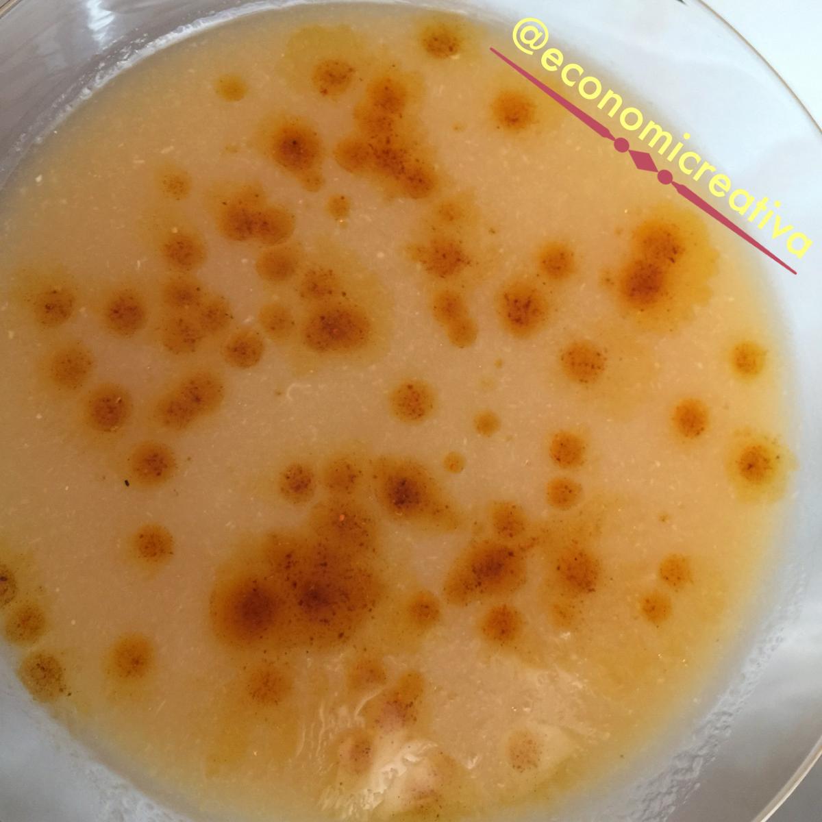 Crema fría de calabacín y limón