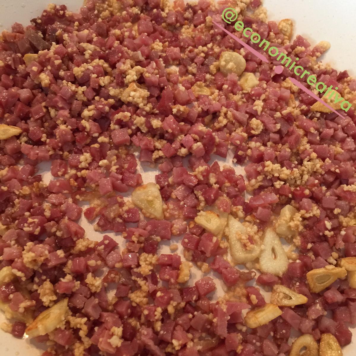 Acelgas al pomelo - A punto de incorporar las acelgas