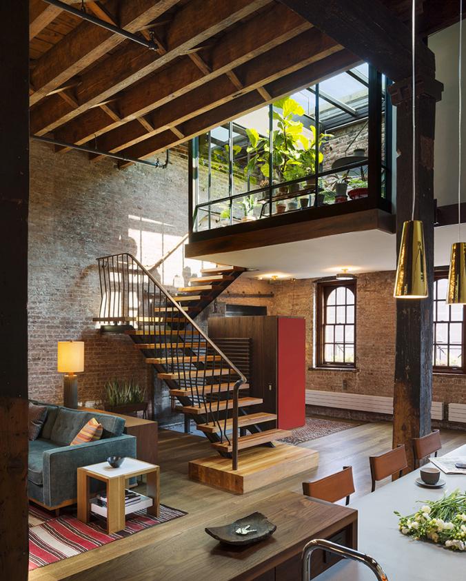 Tribeca: Loft de estilo ecléctico con patio interior. | Decoración