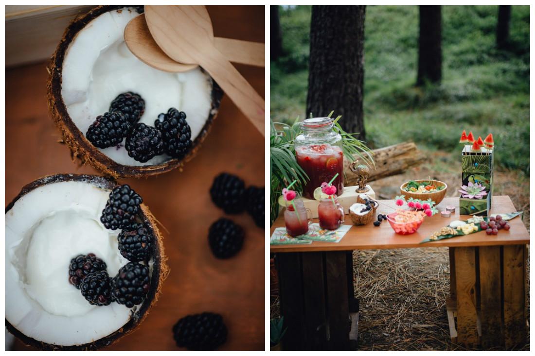 Tropical Love - Una decoración de boda diferente y original en All Lovely Party