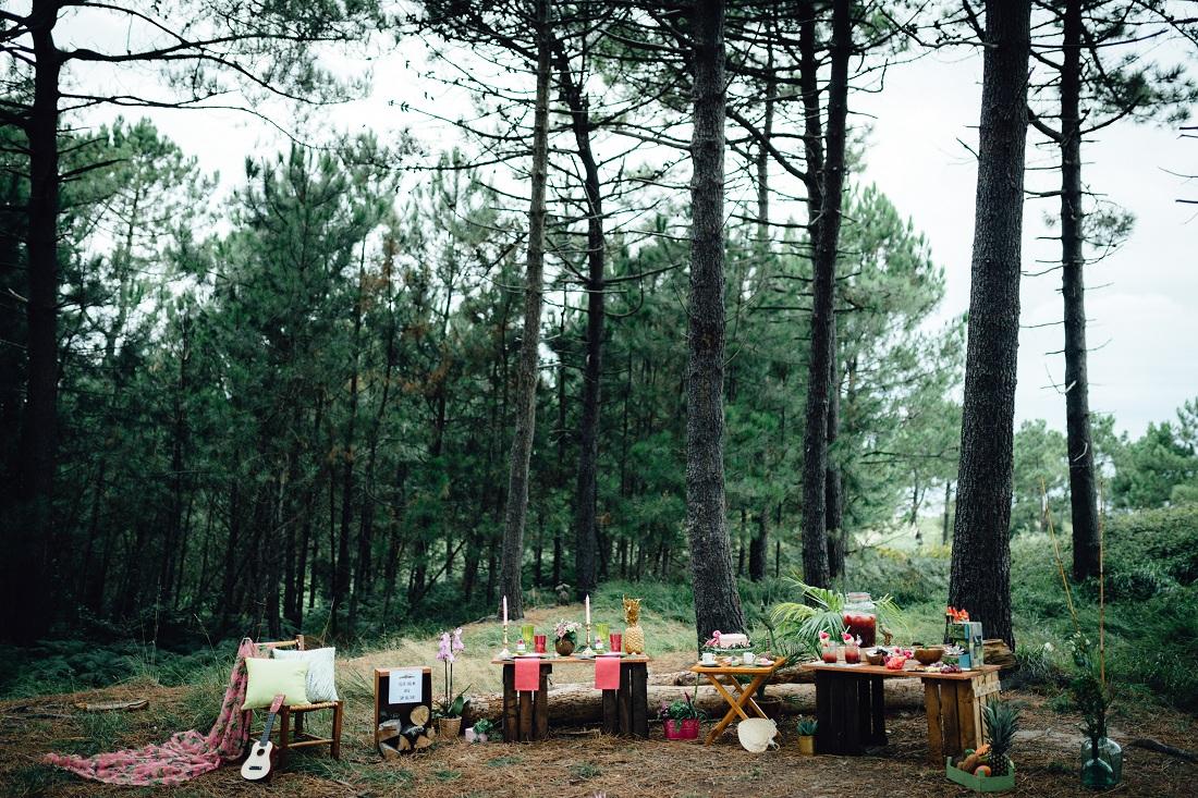 Tropical Love - Una decoración de boda diferente y original en All Lovely Party