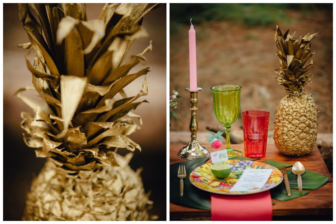 Tropical Love - Una decoración de boda diferente y original en All Lovely Party
