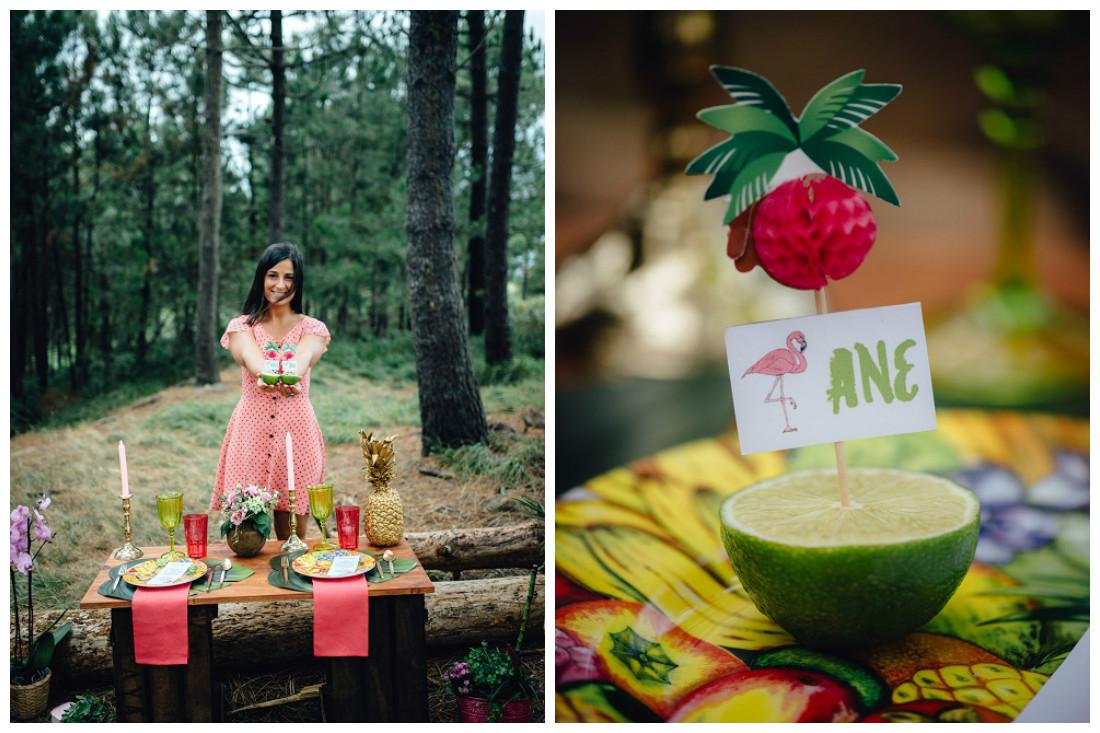 Tropical Love - Una decoración de boda diferente y original en All Lovely Party
