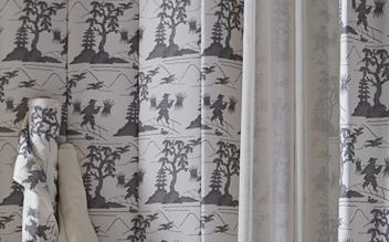 Colección Maca, tejido toile de jouy renovado