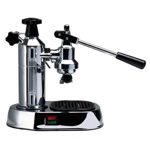 La Pavoni Europiccola: vista de perfil