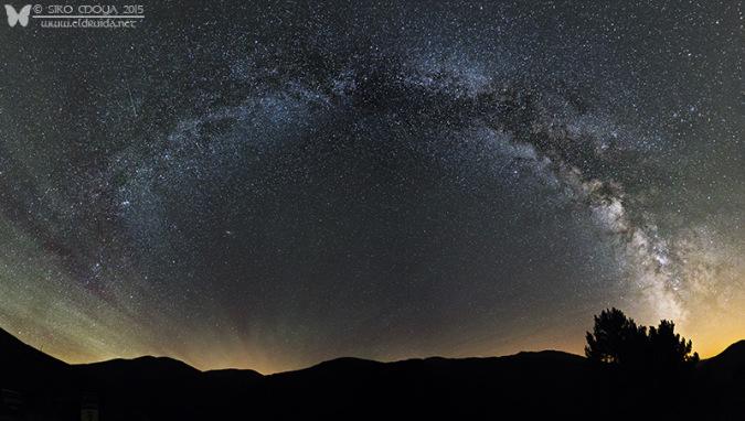 El cielo nocturno del Courel (Courel night sky)