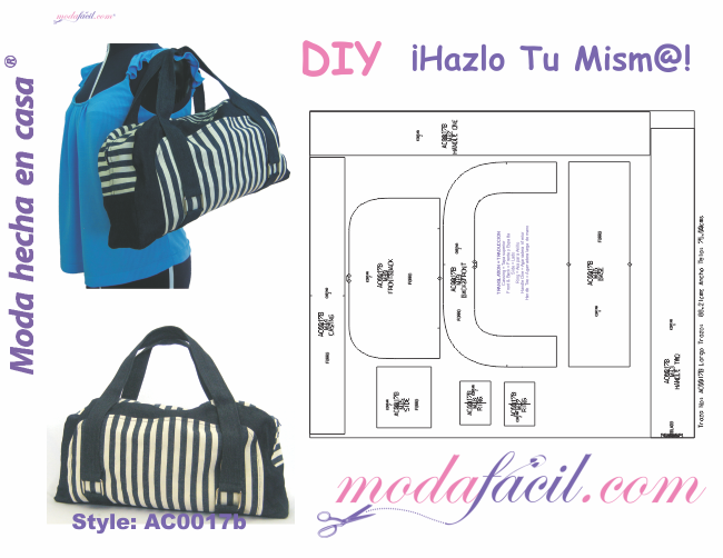 Patrón de Maletín Multiusos Playero