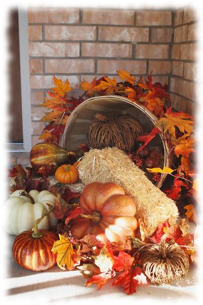 #DecoraciónHalloween de un porche.