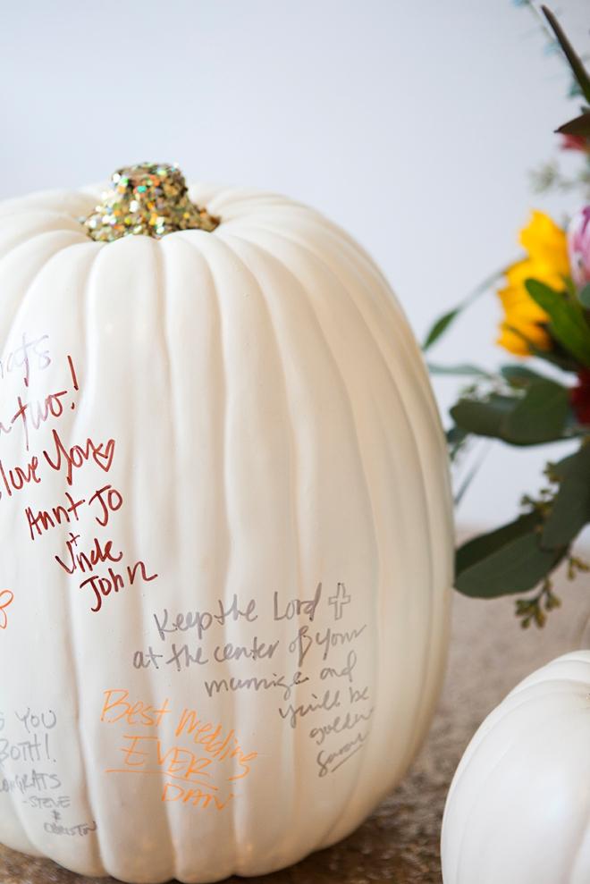 SomethingTurquoise-DIY-Pumpkin-Guest-Book-0014