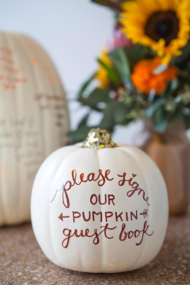 SomethingTurquoise-DIY-Pumpkin-Guest-Book-0010
