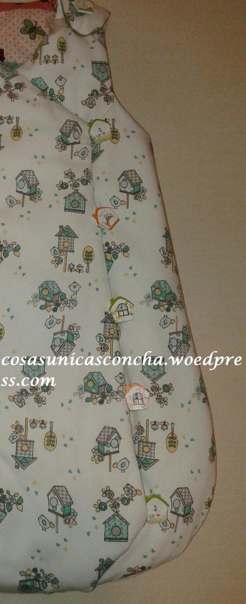 Detalle de los botones, son casitas de diferentes dibujos y colores